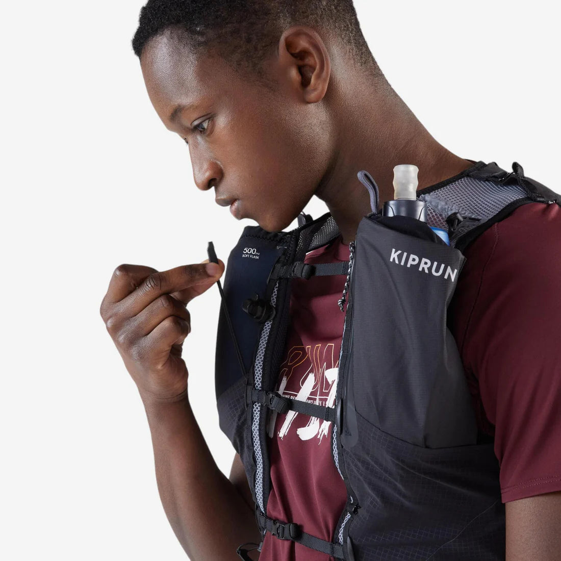 Kiprun 10L Running Hydration Vest - 1L Water Bladder Included