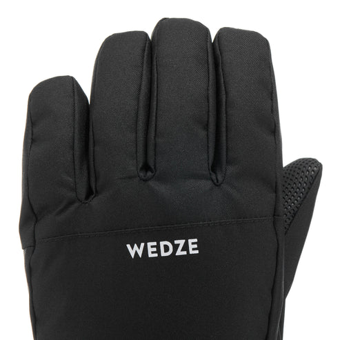 Wedze Kids' 100 Warm Waterproof Ski Gloves